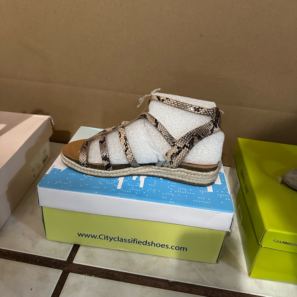 Cityclassified Snake Print Espadrilles